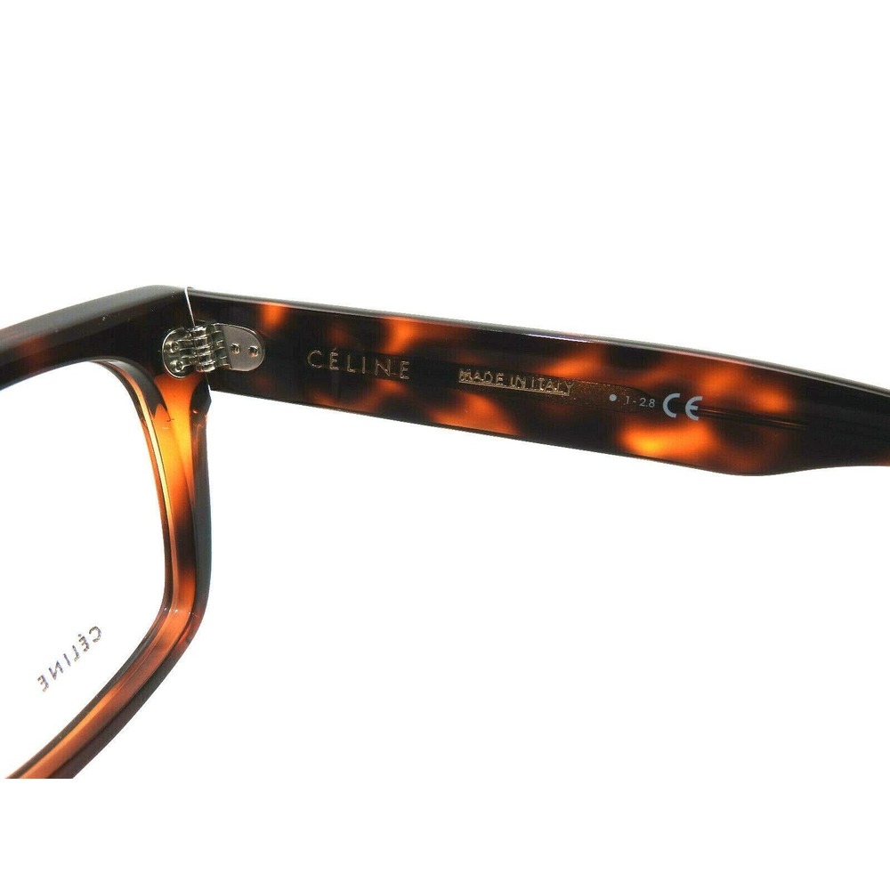 CELINE Women's Eyeglasses with Demo Lenses, CL50011I, Tortoise Brown  NEW - Picture 6 of 6